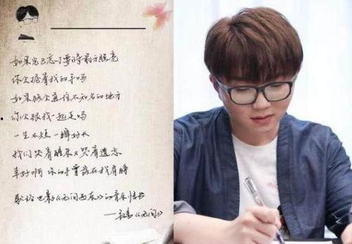 明星写的字排行榜,笔尖下的艺术风采